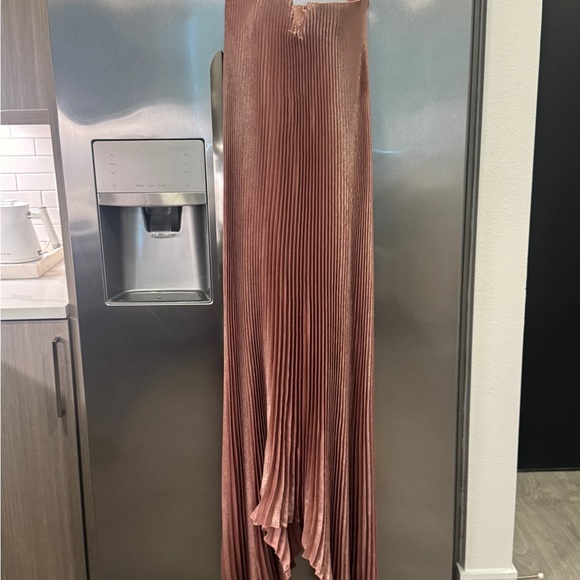 Pleated Maxi Dress in Dusty Rose - Picture 12 of 16